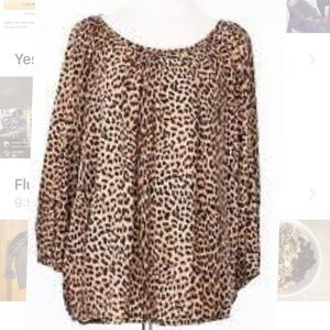 Michael kors leopard tunic